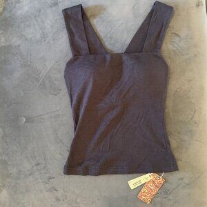 OGL Square Neck Brami Tank - NWT - Charcoal - XS